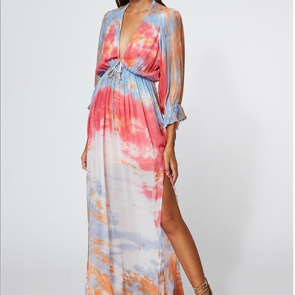 Young fabulous and broke tie dye dress - Picture 3 of 7